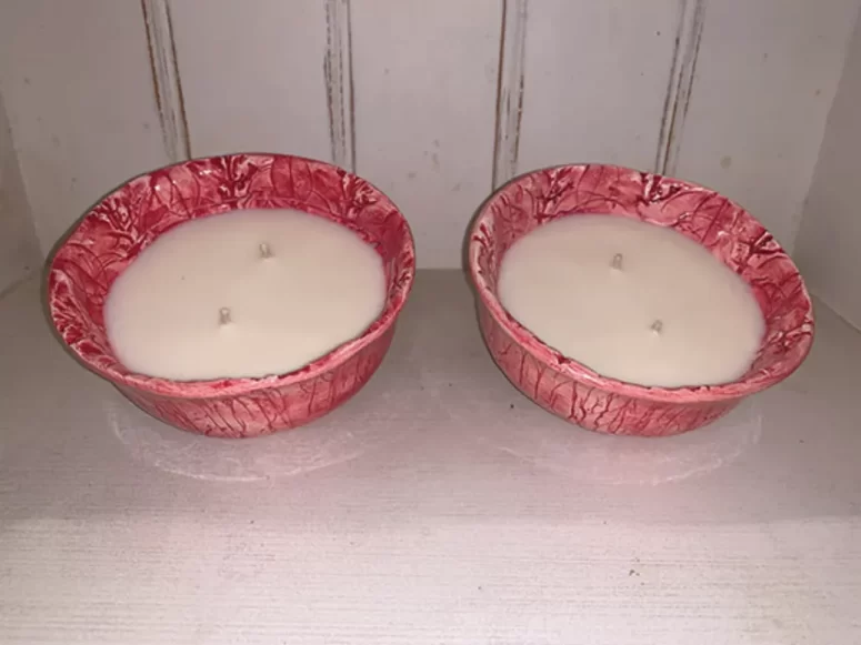 Candle bowls metrosideros